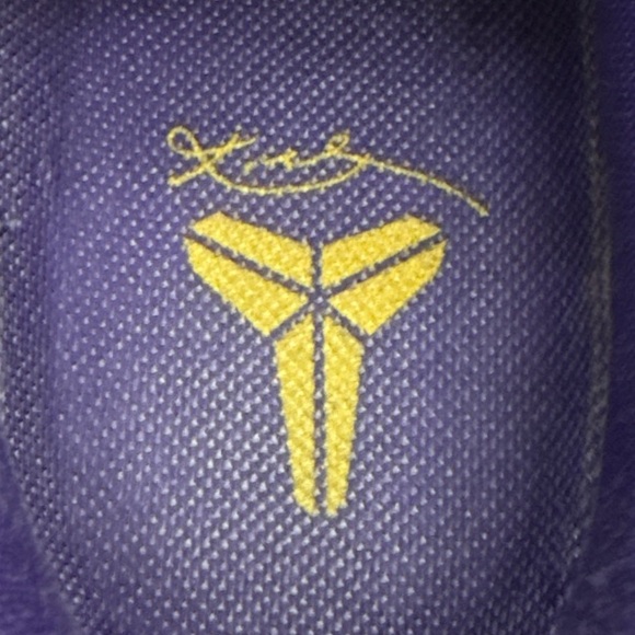 NIKE - AIR FORCE 1 LOW SUPREME VT BLACK PURPLE GOLD “KOBE” SNEAKERS
